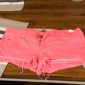 Pink hollister shorts NEW
